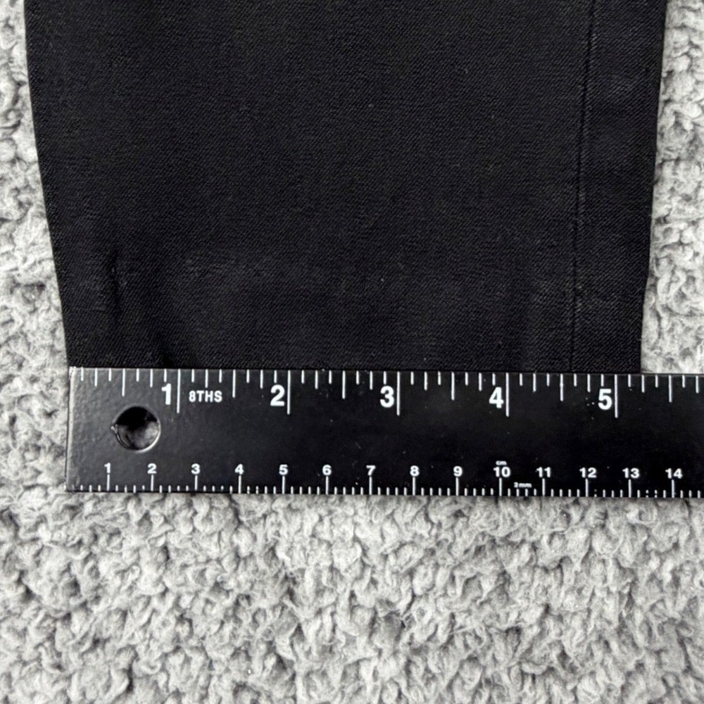 Banana Republic Women's 10 Sloan Fit Black Ankle Work Trouser Pants Side Zip - Picture 15 of 16